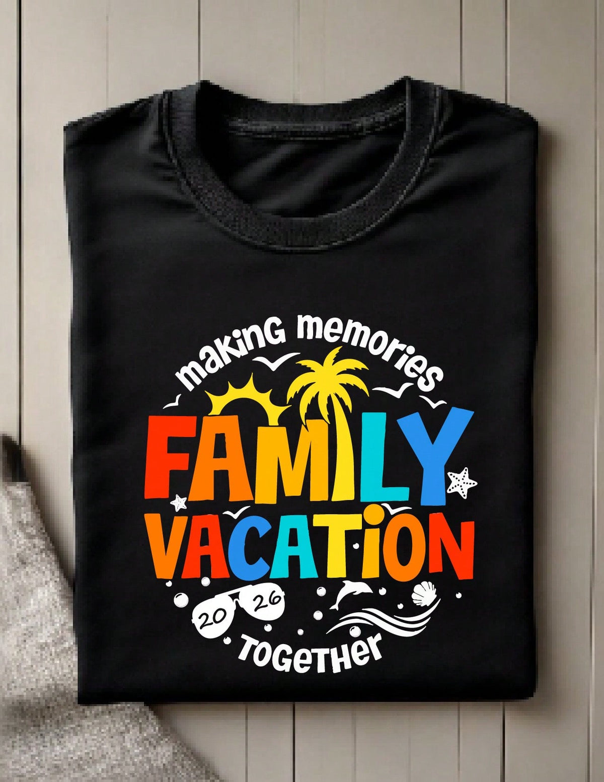 Family Vacation Making Memories Together 2026 T-Shirt