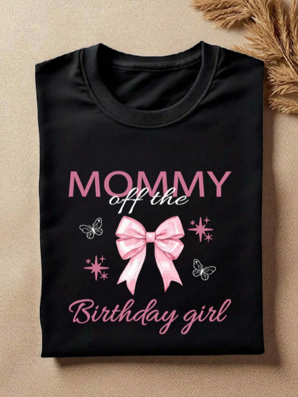 1 PC Mommy Daddy Of The Birthday Girl T-Shirt