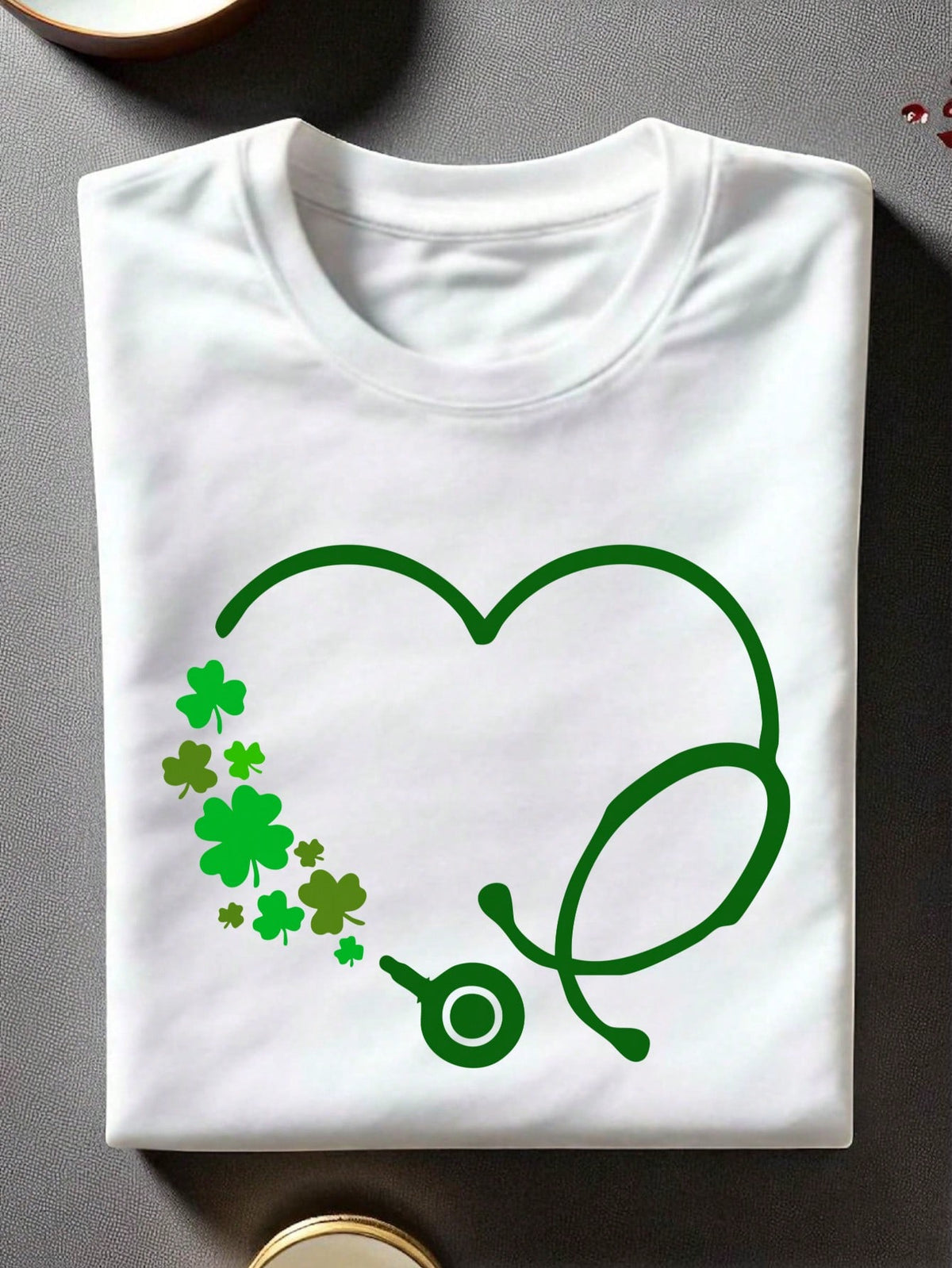 St Patrick's Day Stethoscope T-Shirt