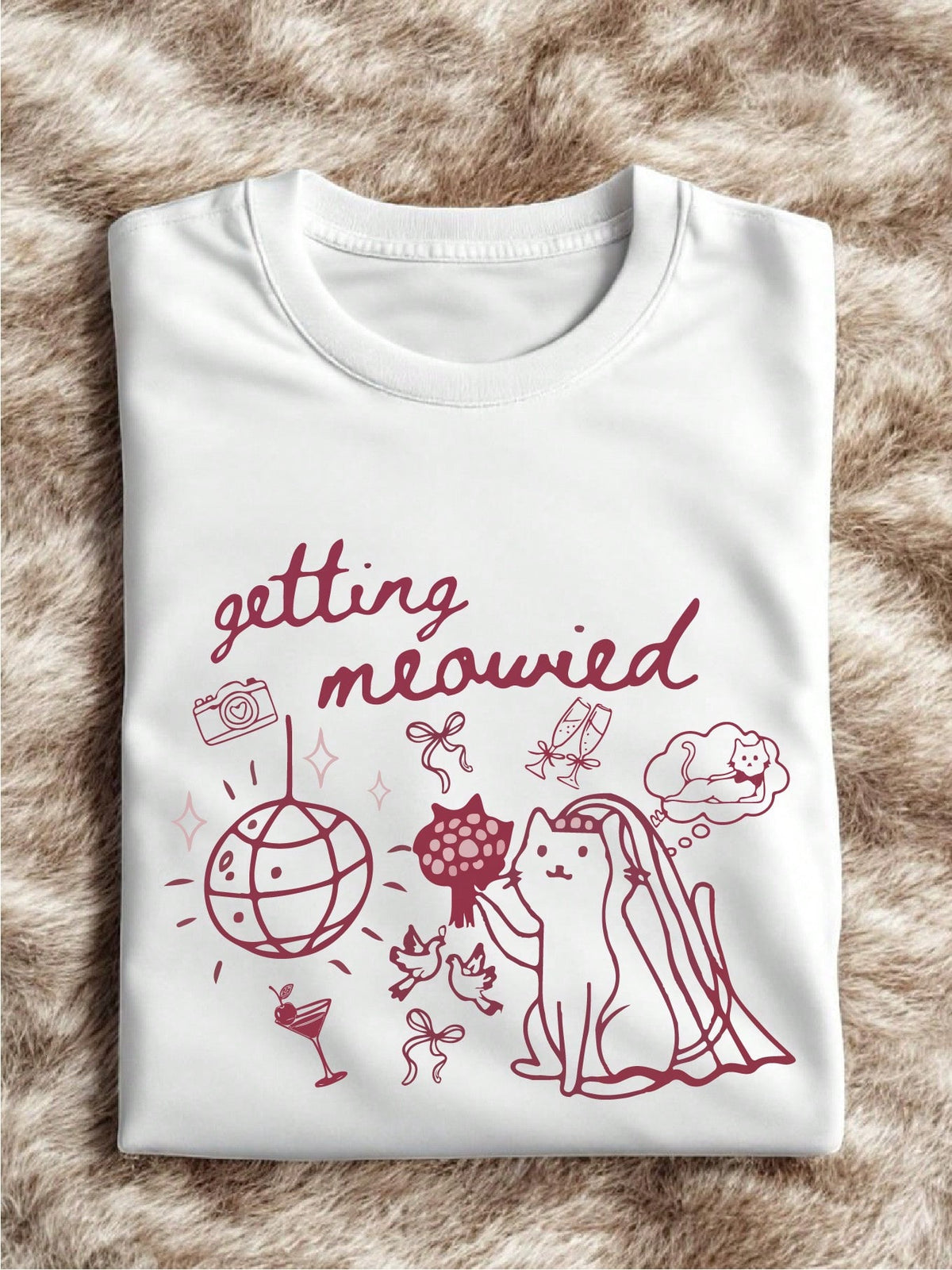 Getting Meowied Bachelorette T-Shirt