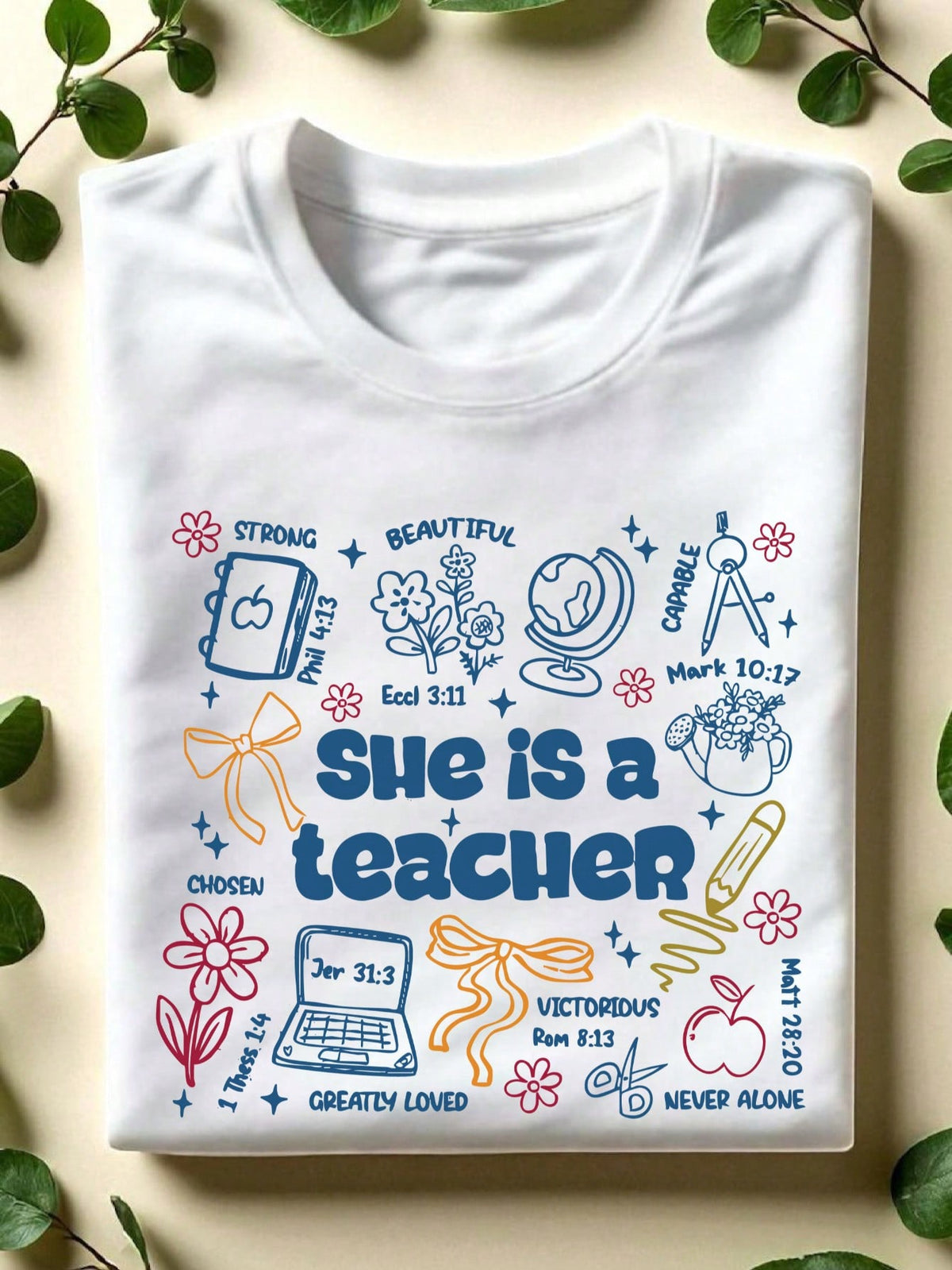 She Is A Teacher T-Shirt