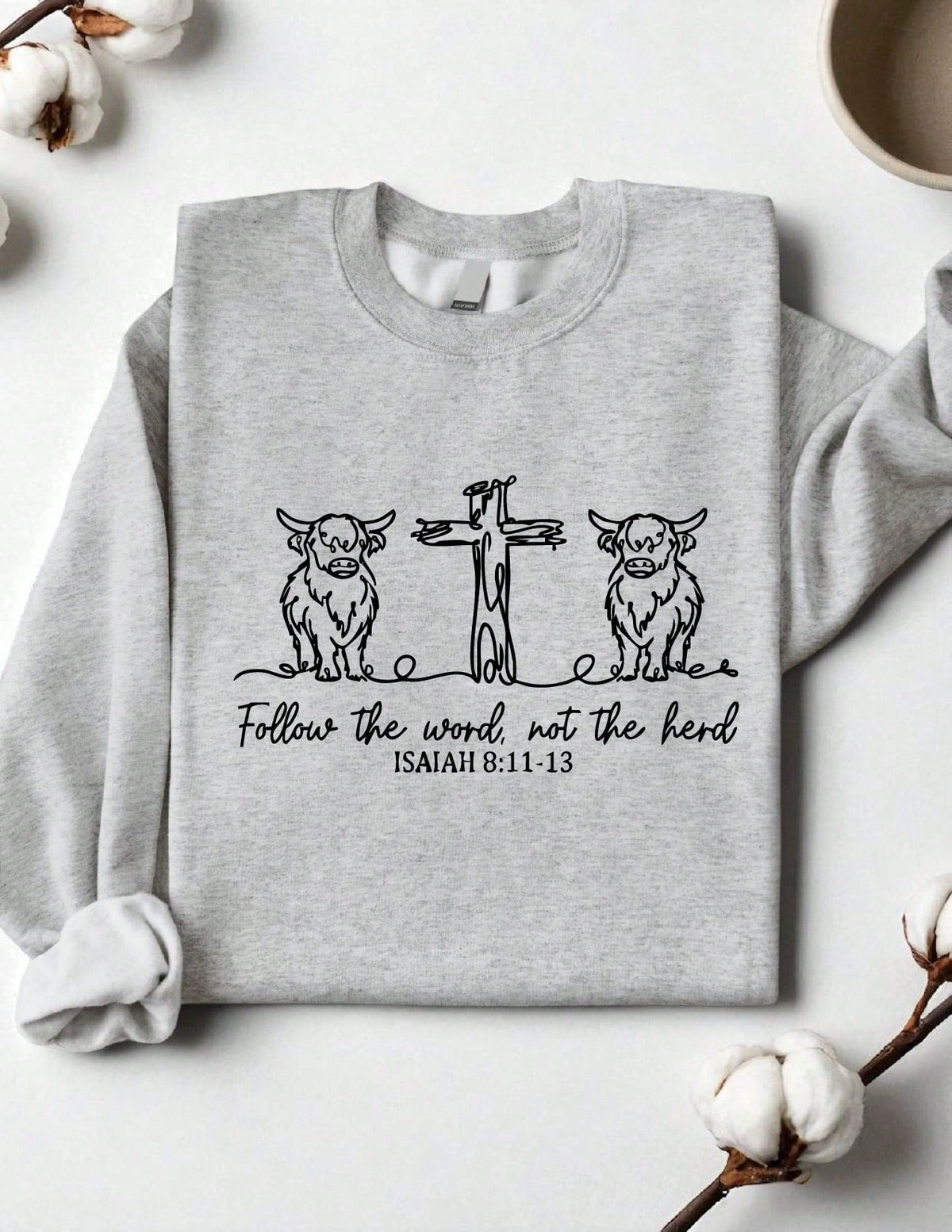 Follow The Word Not The Herd Christian Sweatshirt