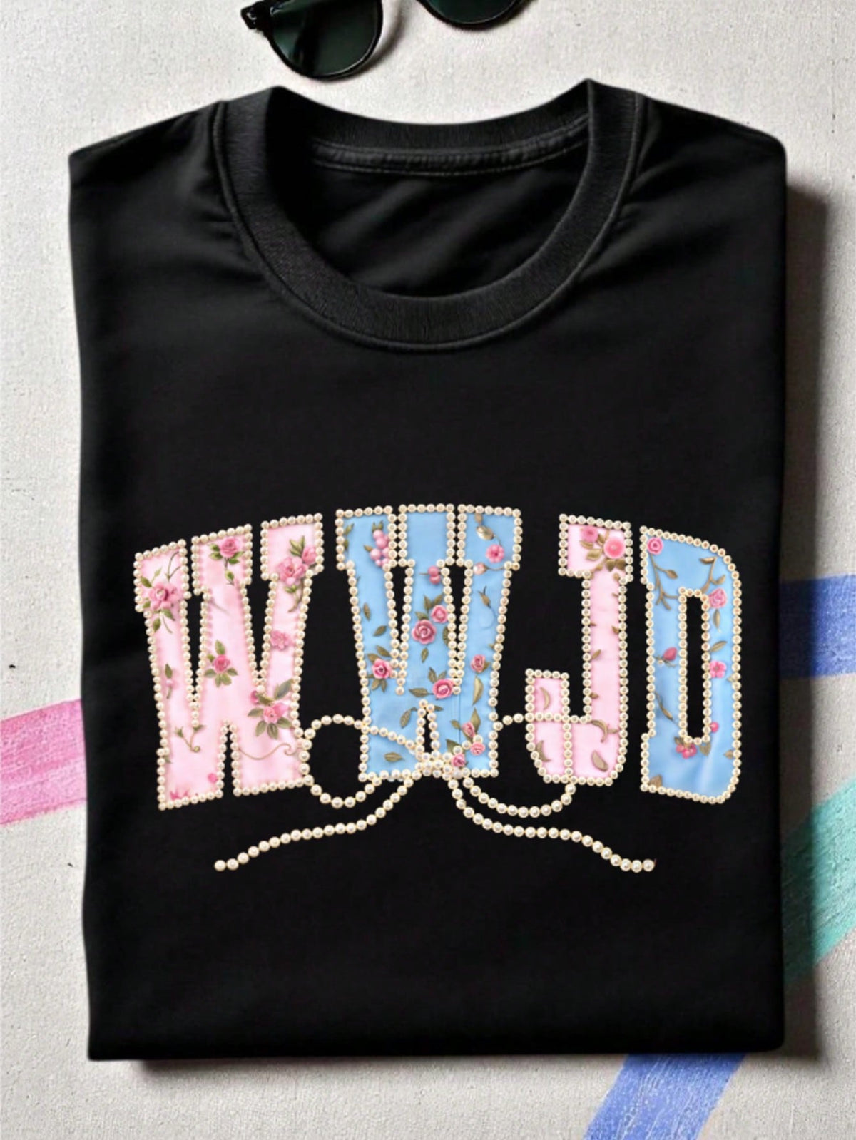 Faux Pearl WWJD T-Shirt