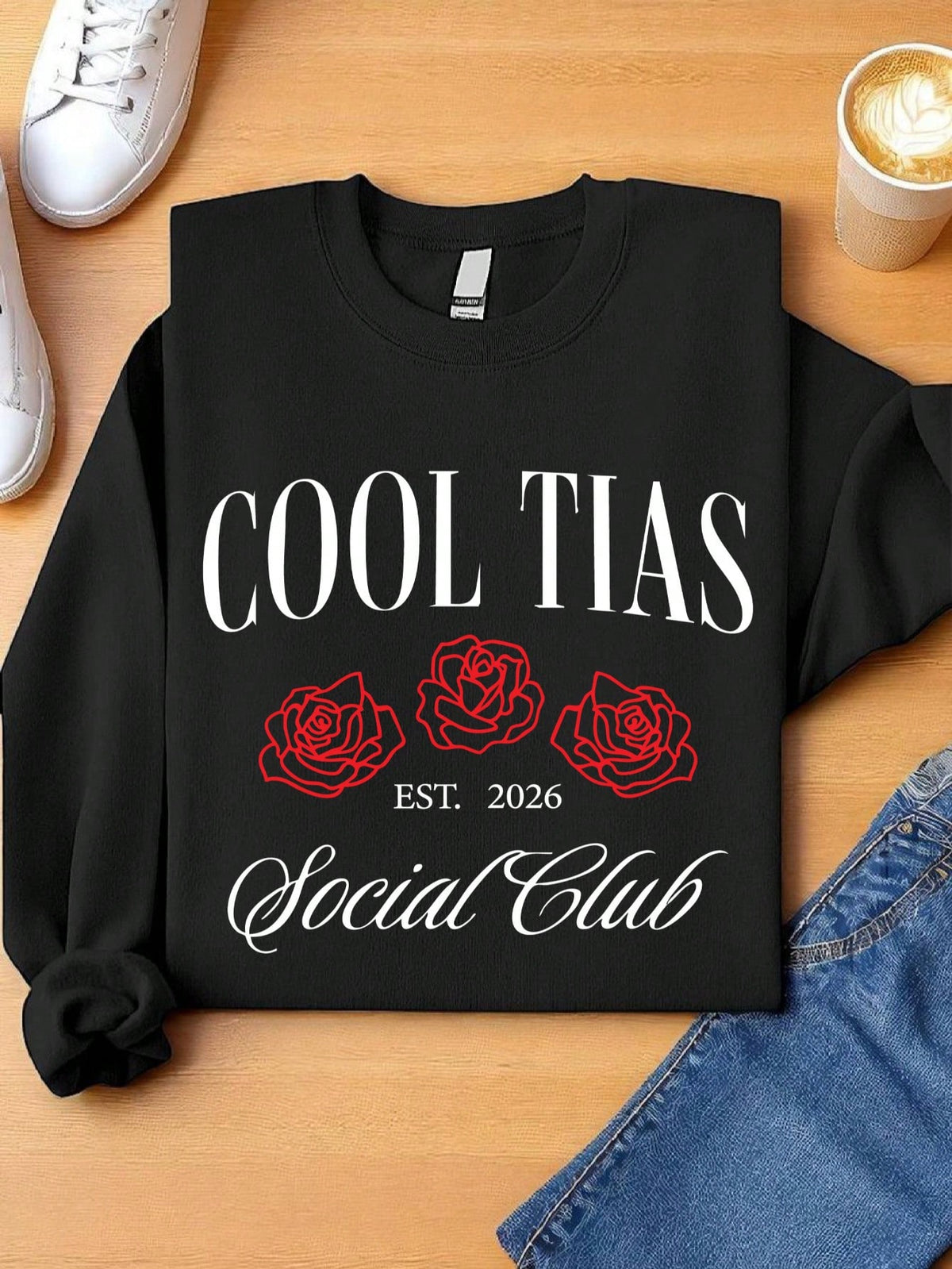 Cool Tias Social Club Est 2026 Sweatshirt