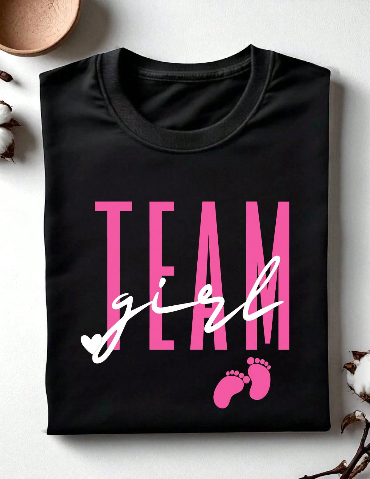 1 PC Team Boy Or Team Girl T-Shirt
