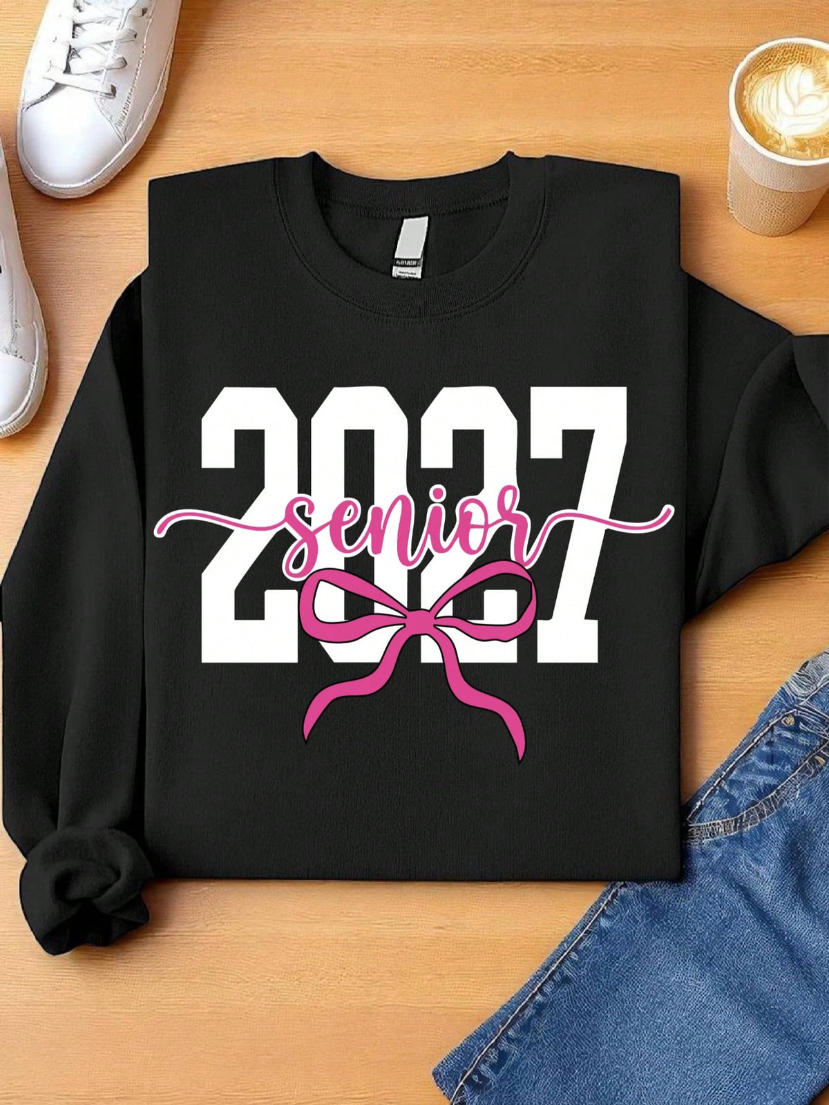 Senior 2027 Coquette Sweatshirt