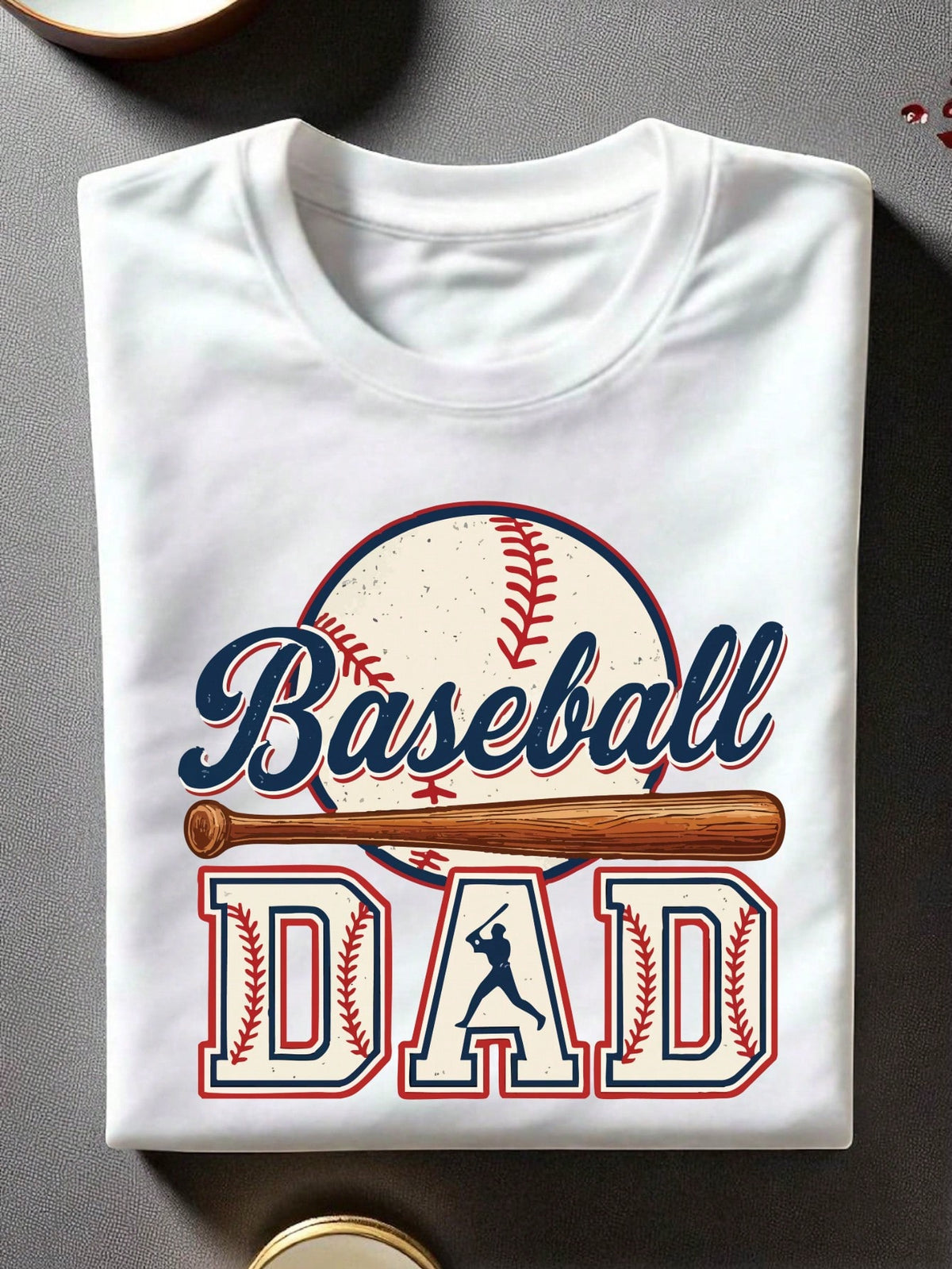 Retro Baseball Dad T-Shirt