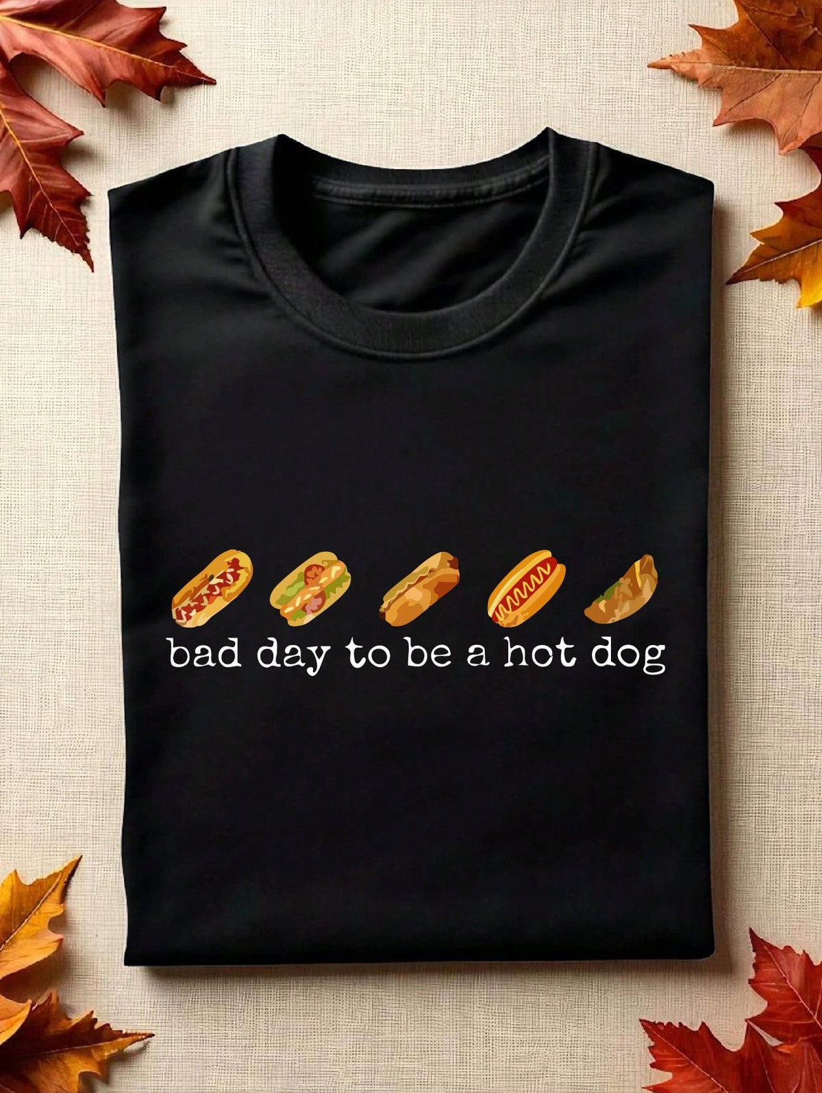 Funny Retro Hot Dog T-Shirt
