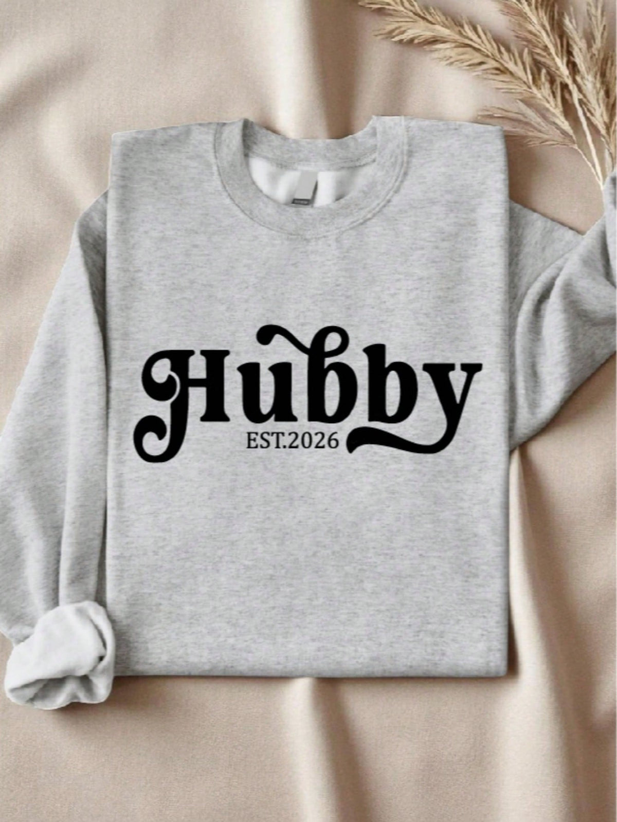 1 PC Wifey Hubby Est 2026 Sweatshirt