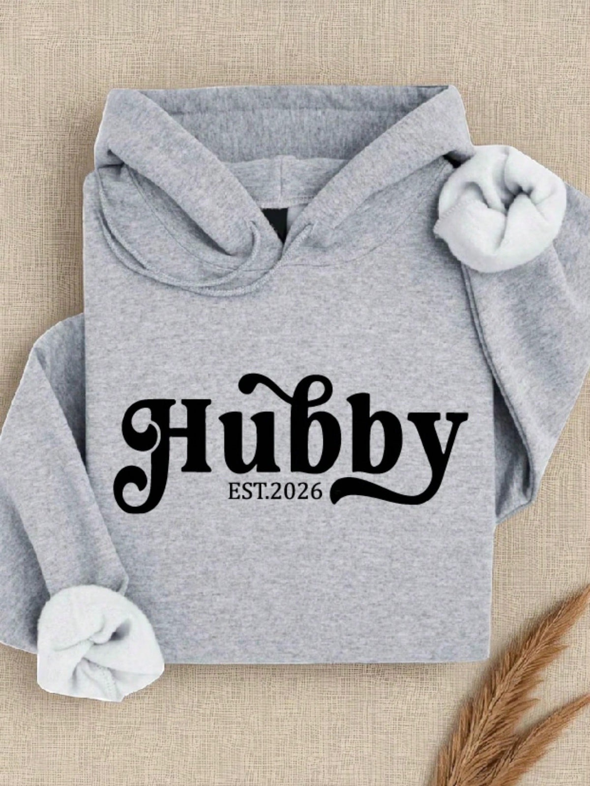 1 PC Wifey Hubby Est 2026 Hoodie
