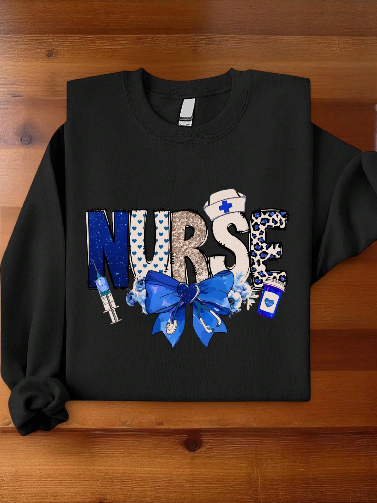 Nurse Leopard Print Sweatshirt