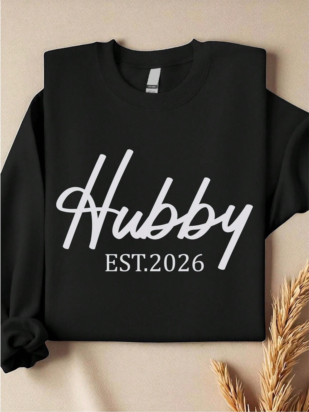 1 PC Wifey Hubby Est 2026 Sweatshirt