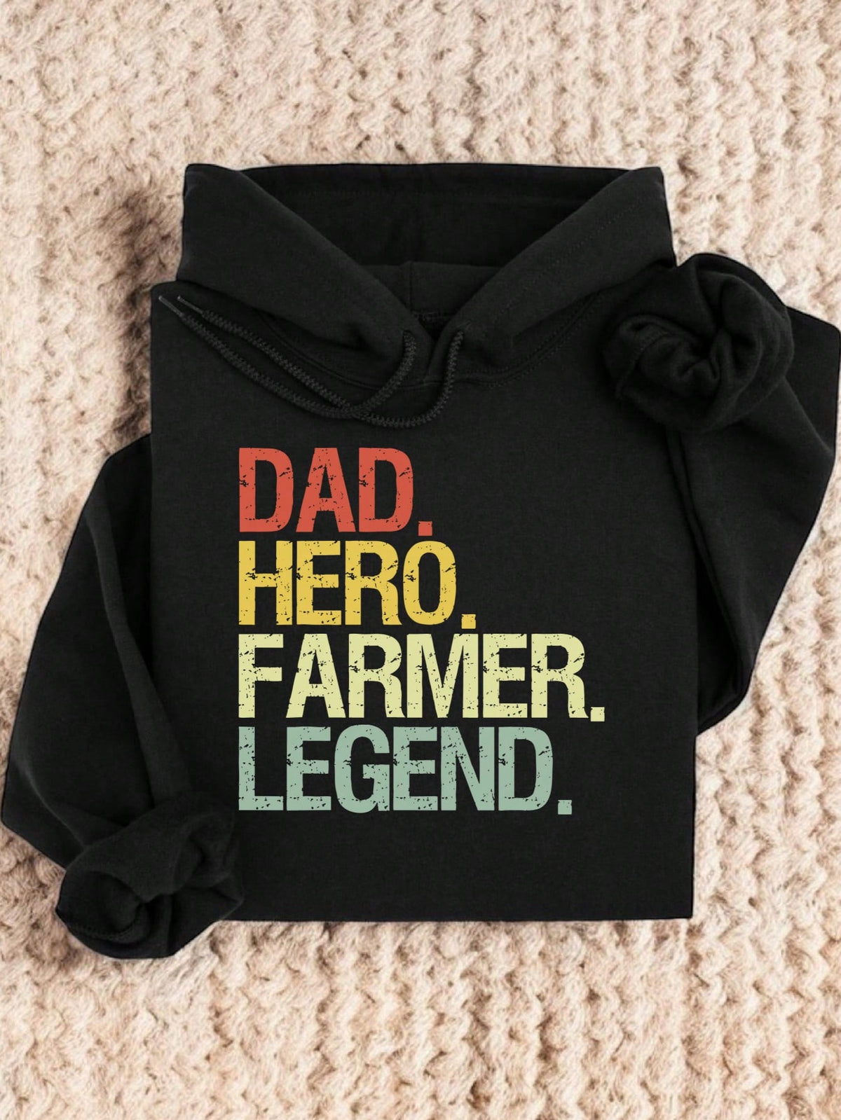 Dad Hero Farmer Legend Hoodie