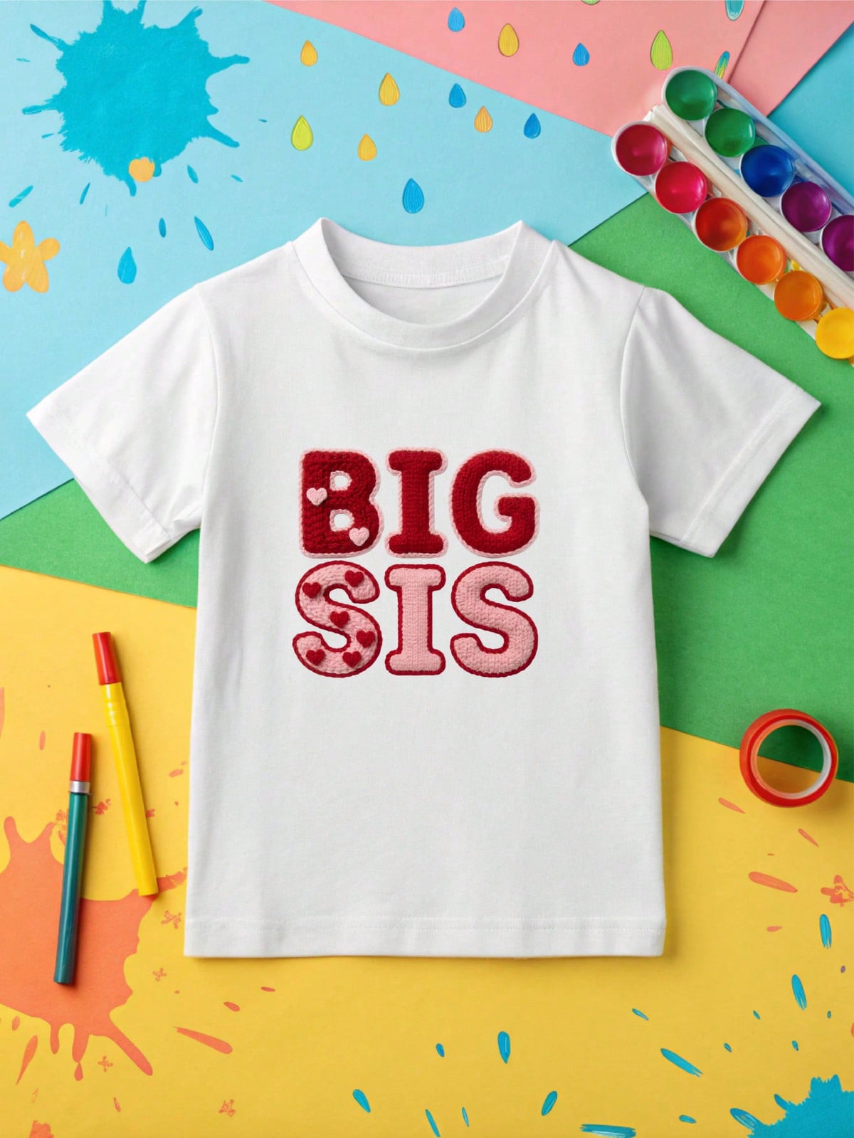 1 PC Big & Lil Sis Kids Bodysuit