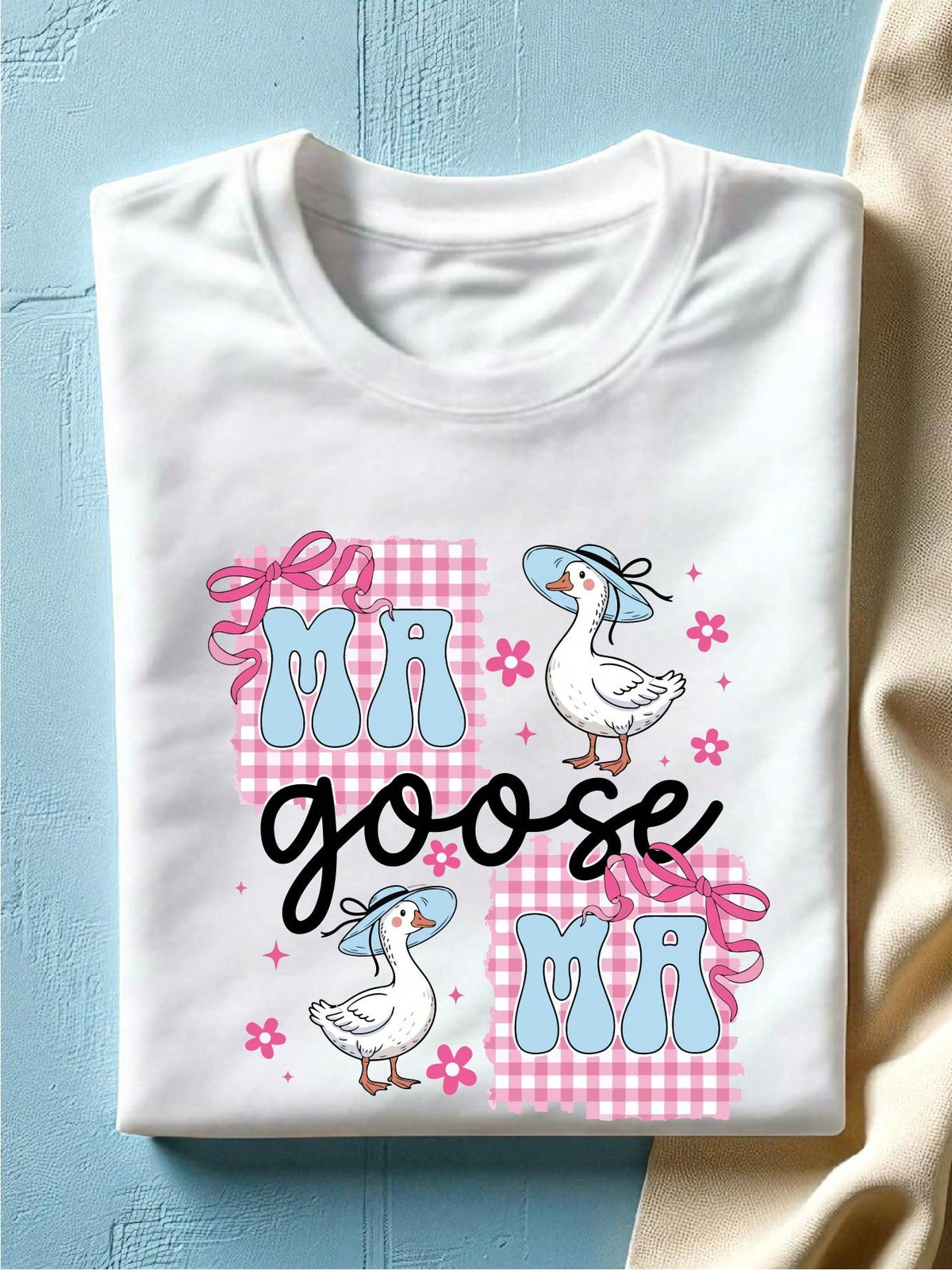 Floral Mama Goose T-Shirt