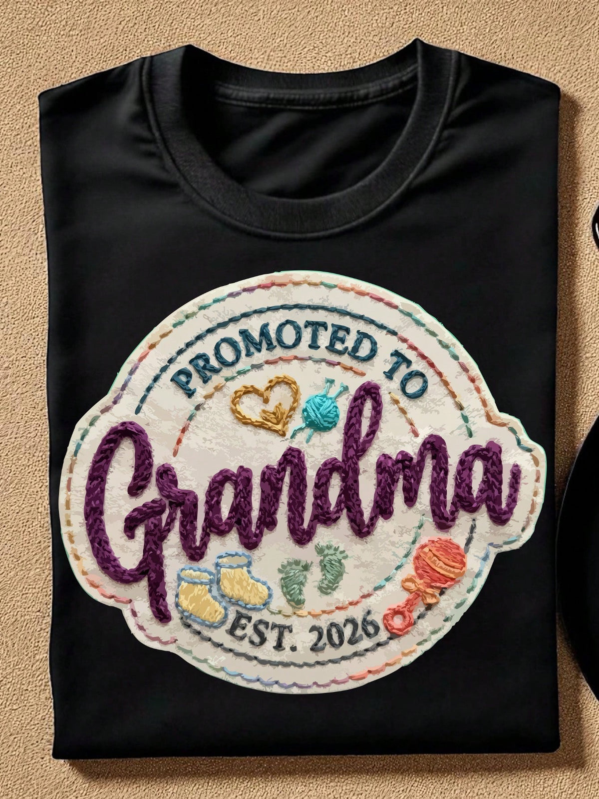 Promoted To Grandma 2026 T-Shirt