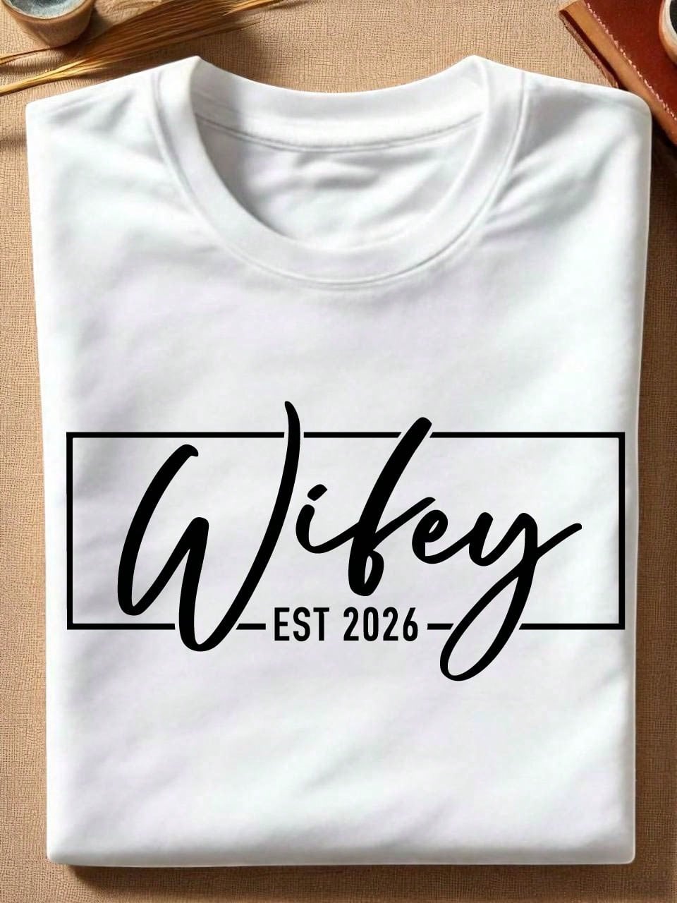 1PC Wifey And Hubby T-Shirt