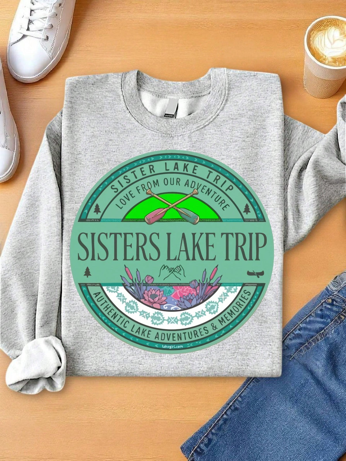 Sisters Lake Trip Sweatshirt