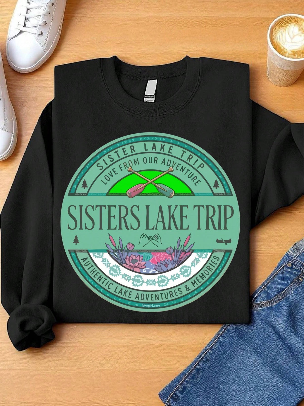 Sisters Lake Trip Sweatshirt