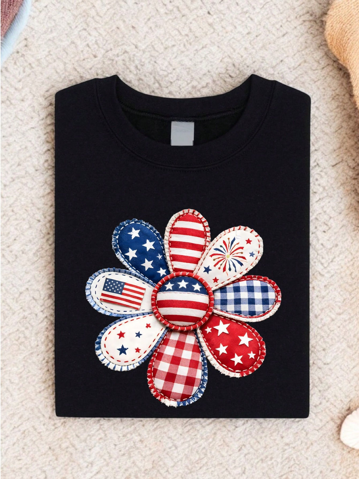 Floral 4th Of July T-Shirt