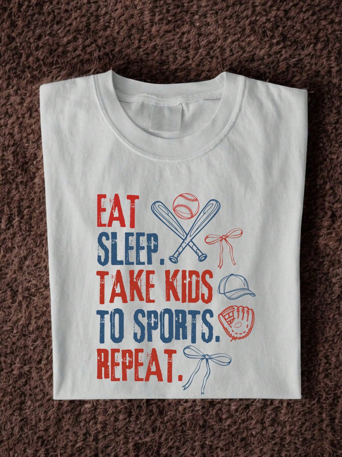 Eat Sleep Take Kids To Sports Repeat T-Shirt