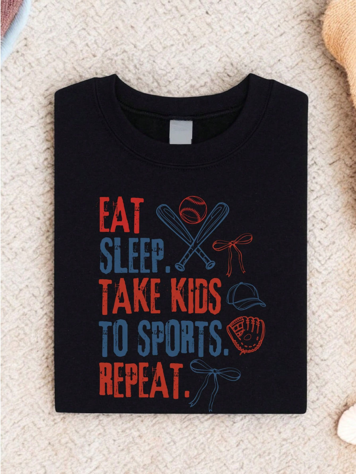 Eat Sleep Take Kids To Sports Repeat T-Shirt