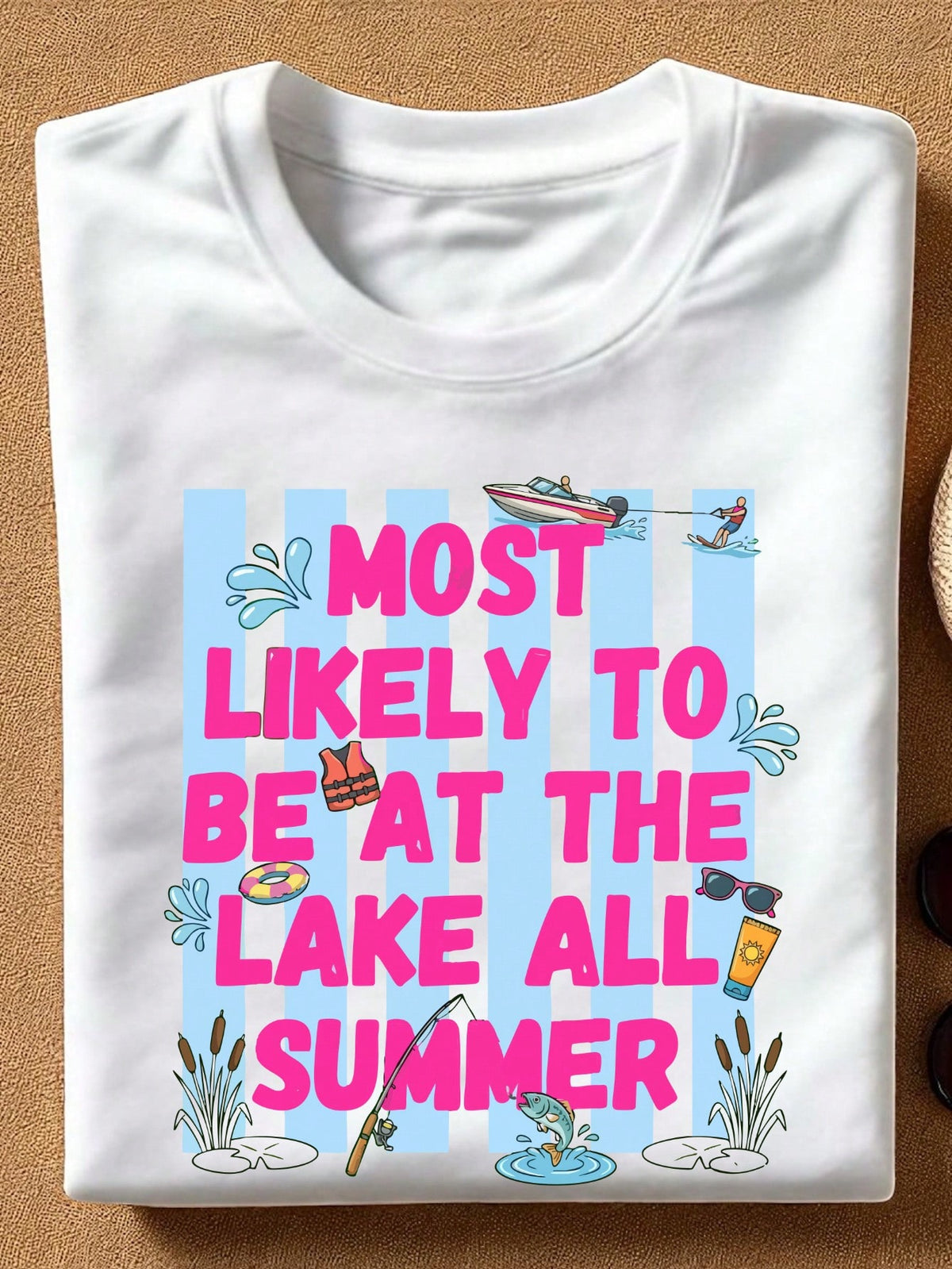 Most Likely To Be At The Lake All Summer T-Shirt