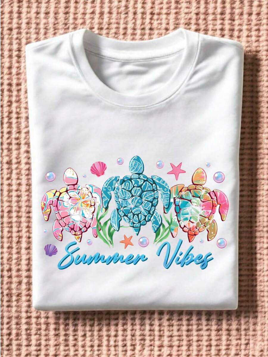 Summer Vibes Turtle T-Shirt
