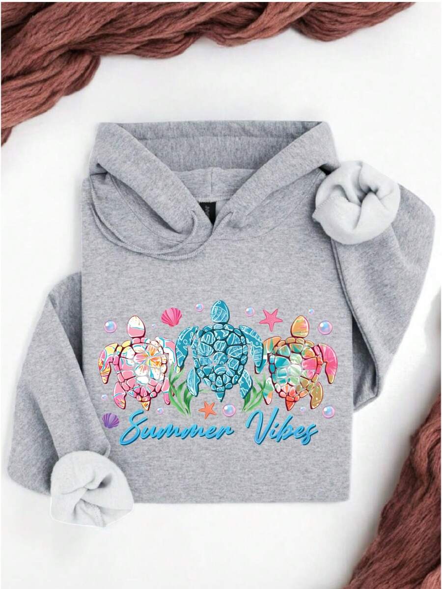 Summer Vibes Turtle Hoodie