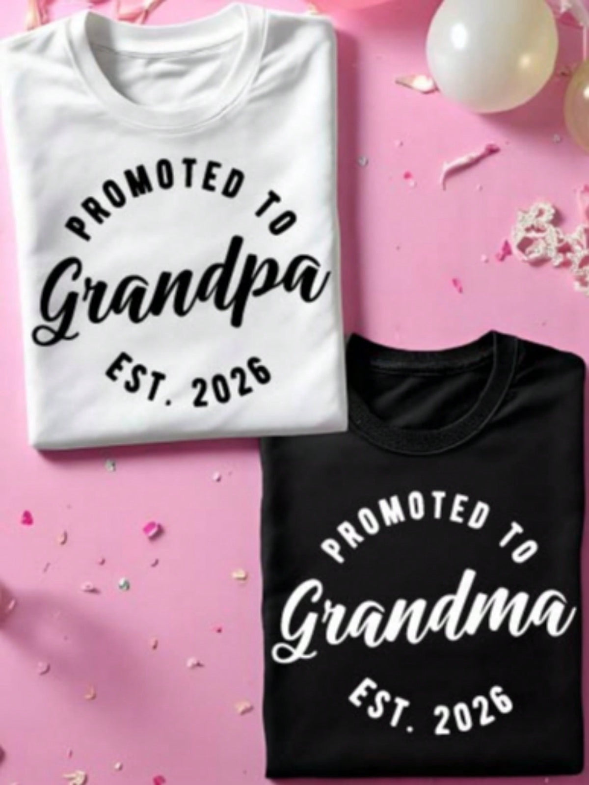 1PC Grandma Grandpa T-Shirt