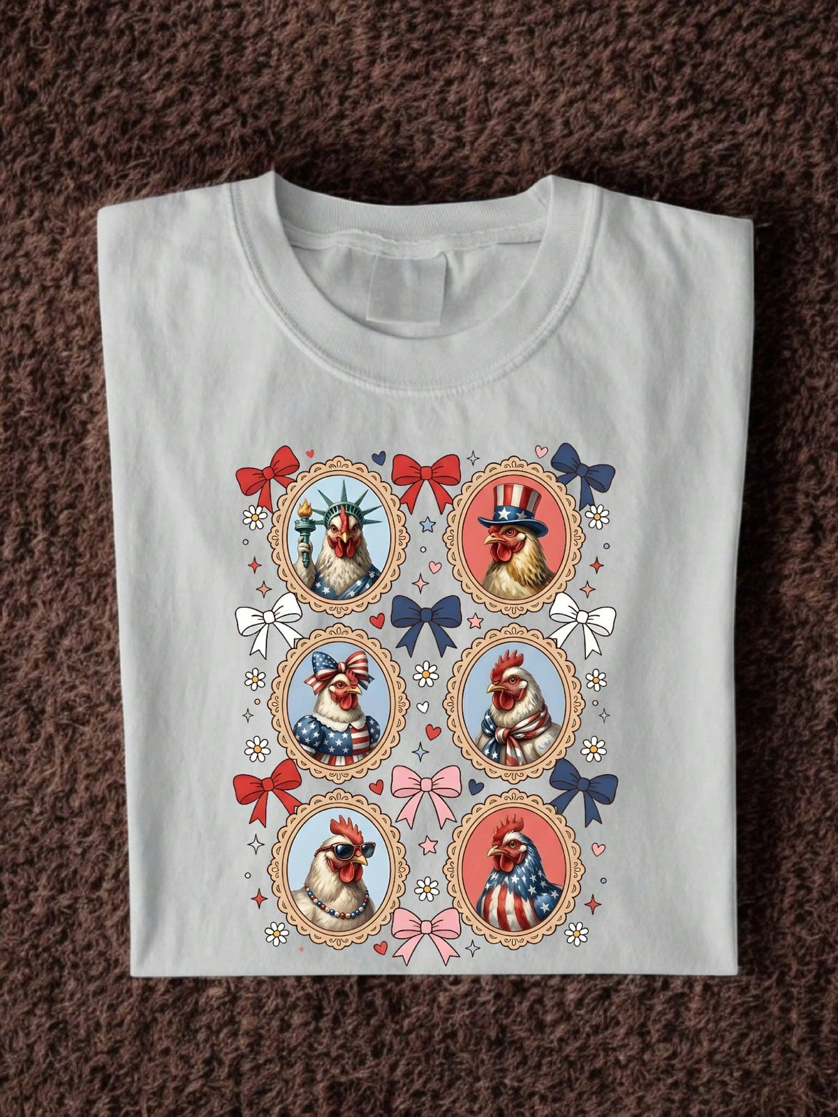 Funny Chicken USA T-Shirt