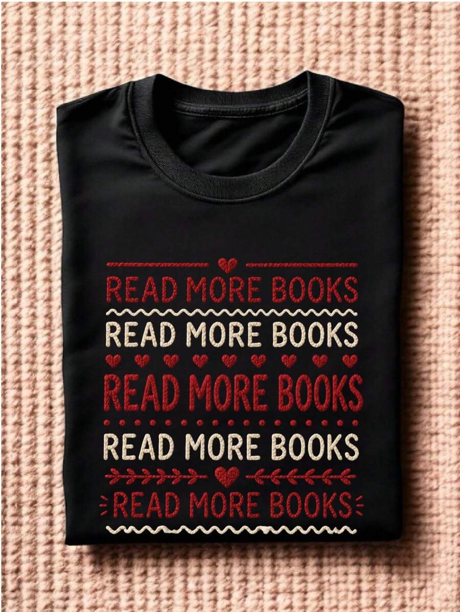 Read More Books Faux Yarn T-Shirt