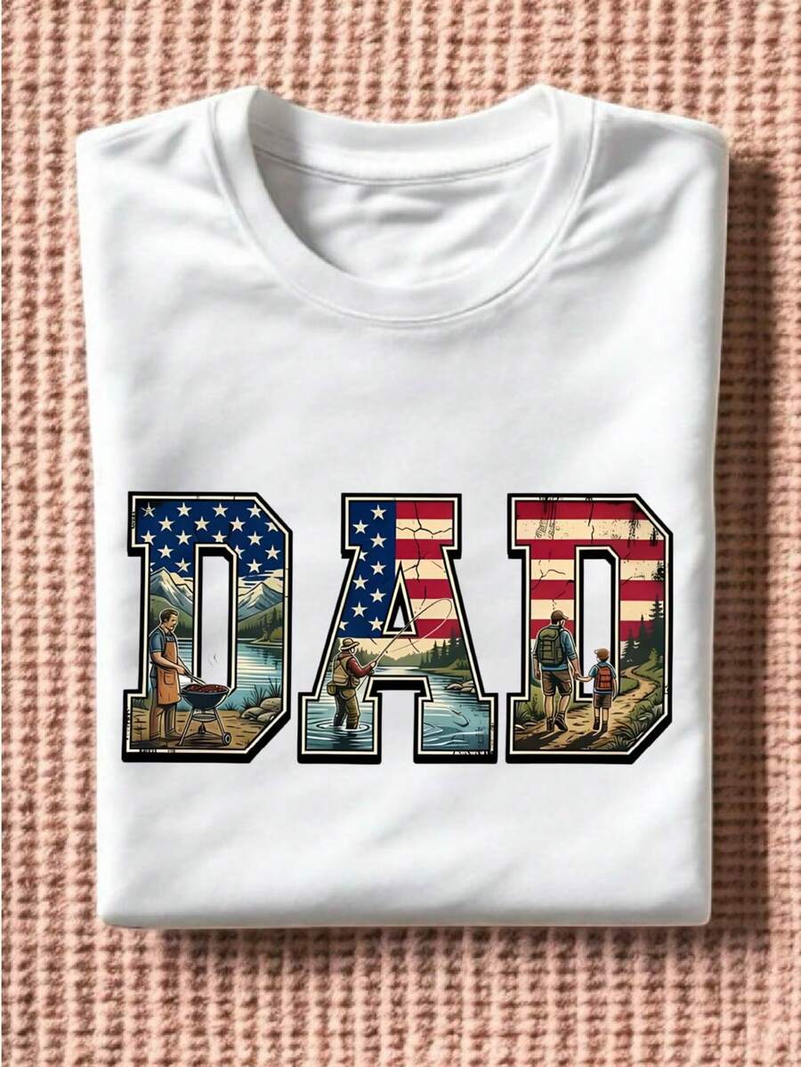 Patriotic Hunting Dad T-Shirt