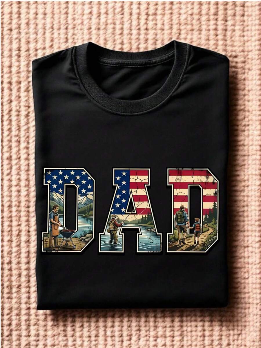 Patriotic Hunting Dad T-Shirt