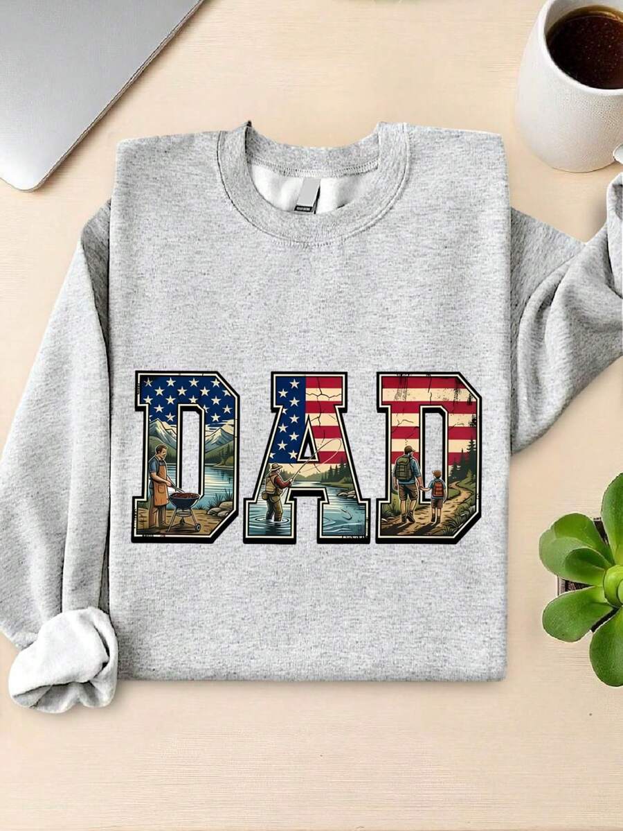 Patriotic Hunting Dad Sweatshirt