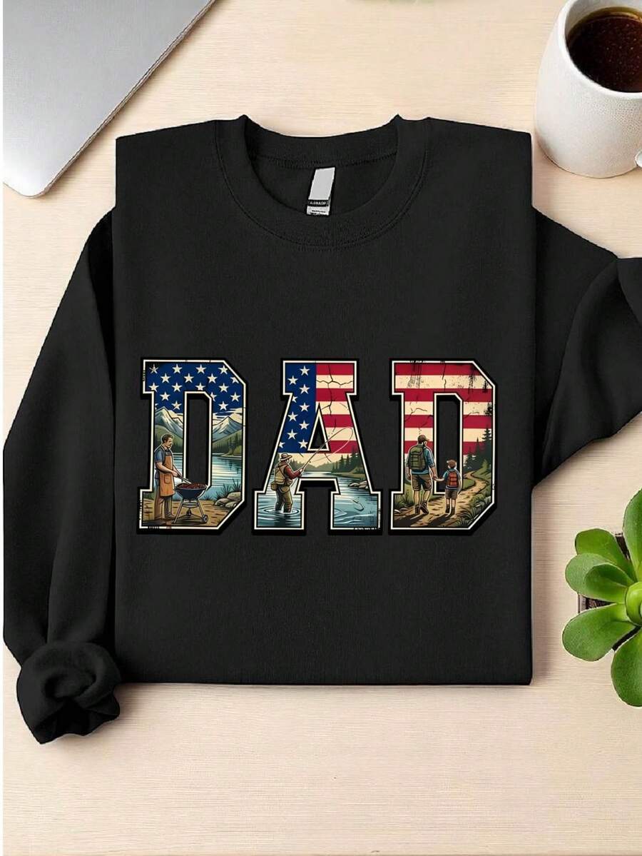 Patriotic Hunting Dad Sweatshirt