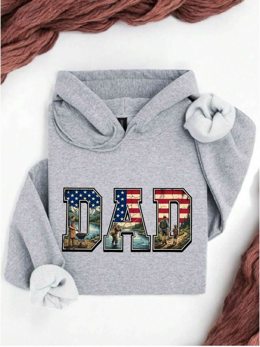 Patriotic Hunting Dad Hoodie