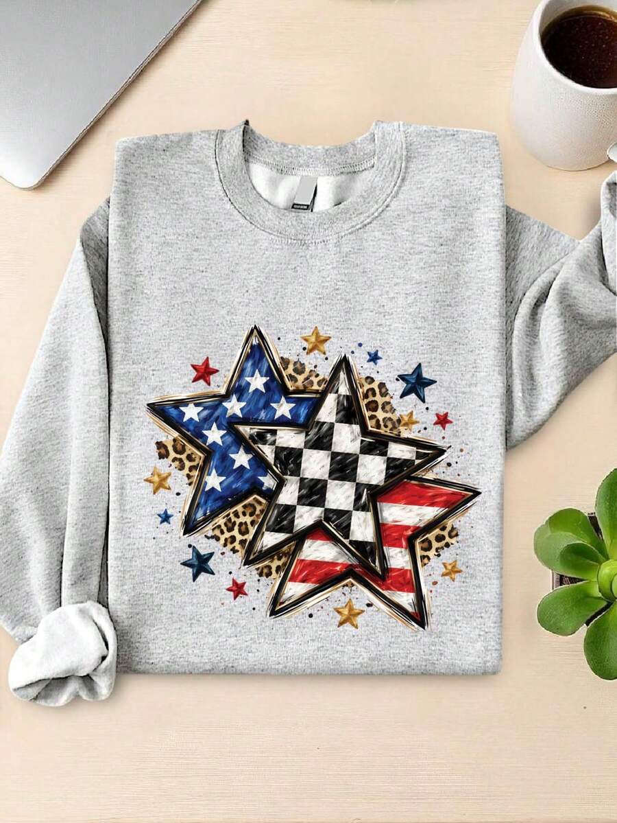 Patriotic Stars Sweatshirt