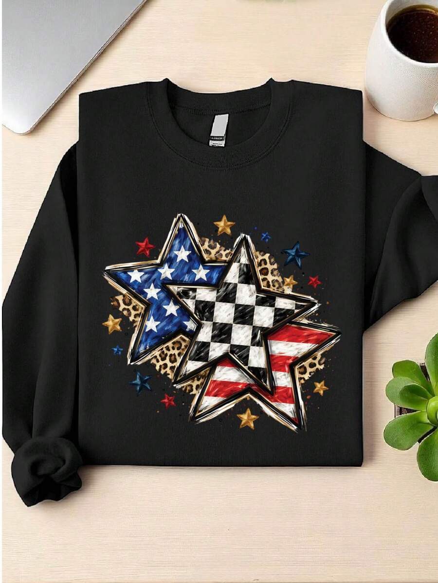 Patriotic Stars Sweatshirt