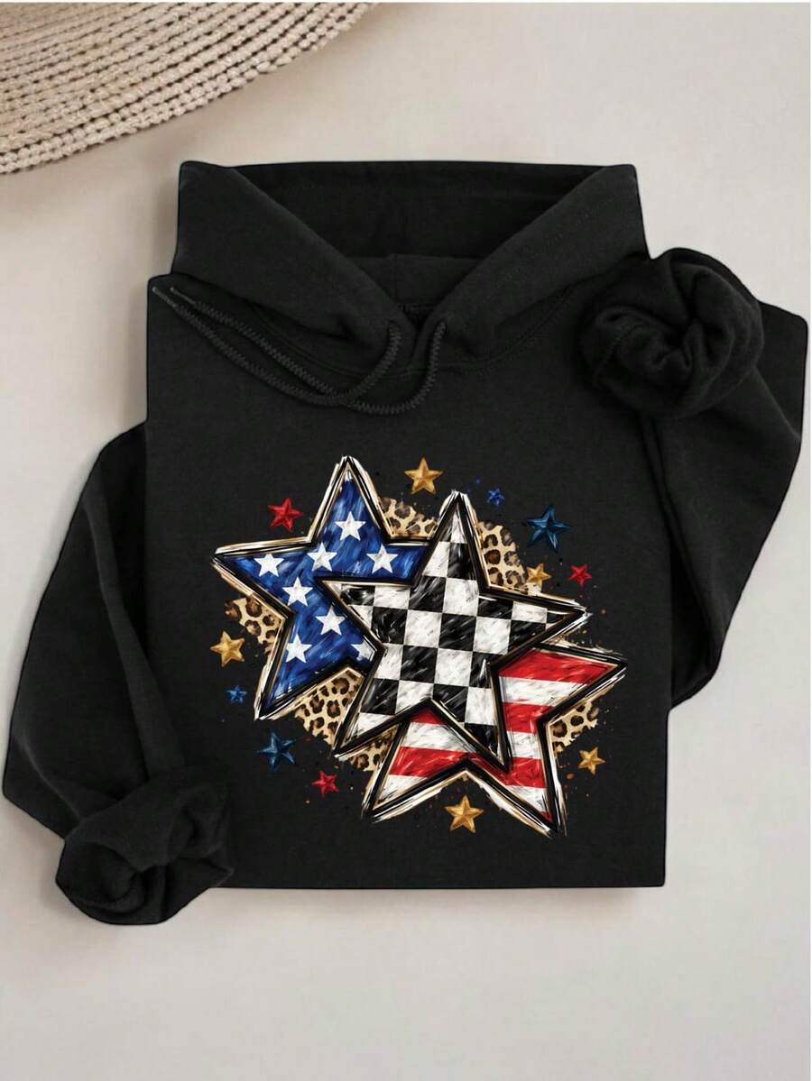 Patriotic Stars Hoodie