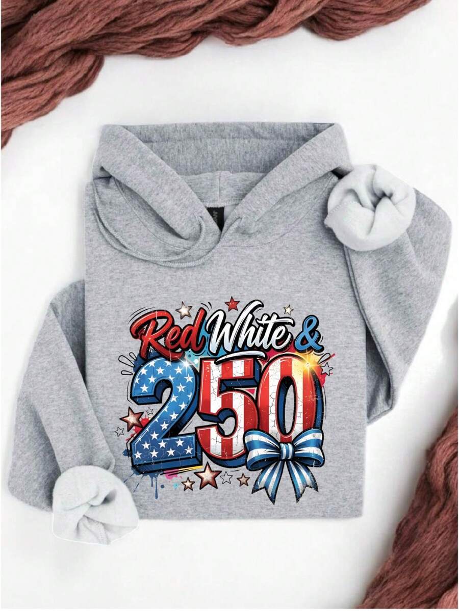 Red White & 250 Patriotic Hoodie
