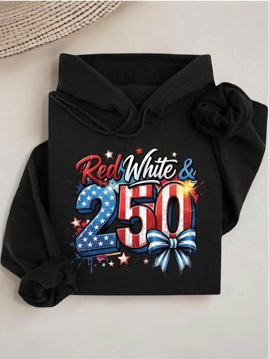 Red White & 250 Patriotic Hoodie