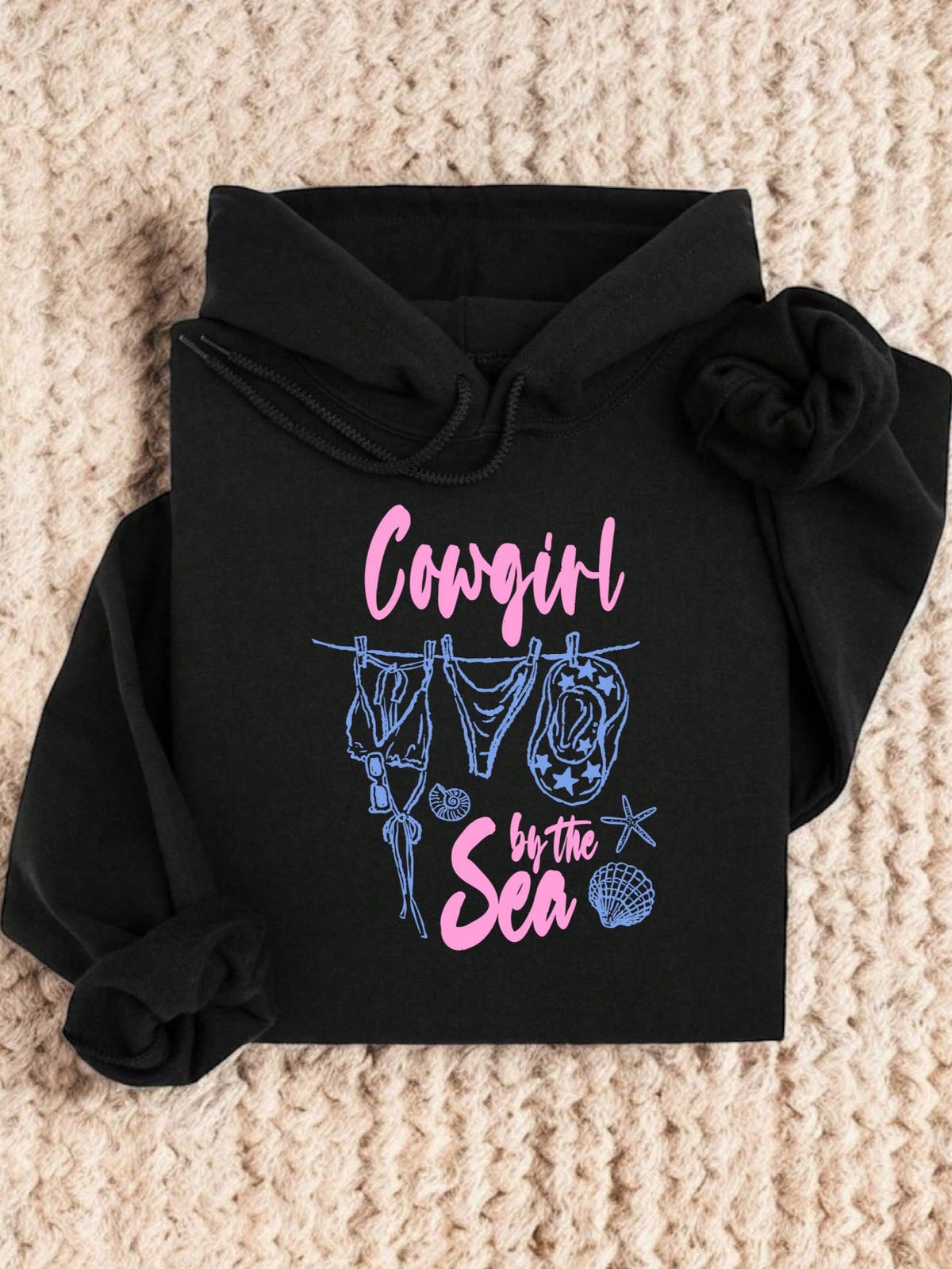 Cowgirl By The Sea Hoodie