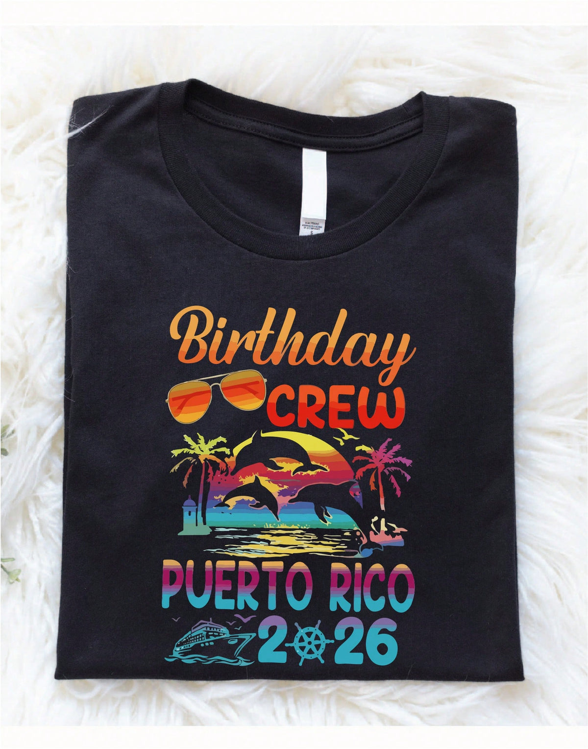 Birthday Crew Puerto Rico 2026 T-Shirt