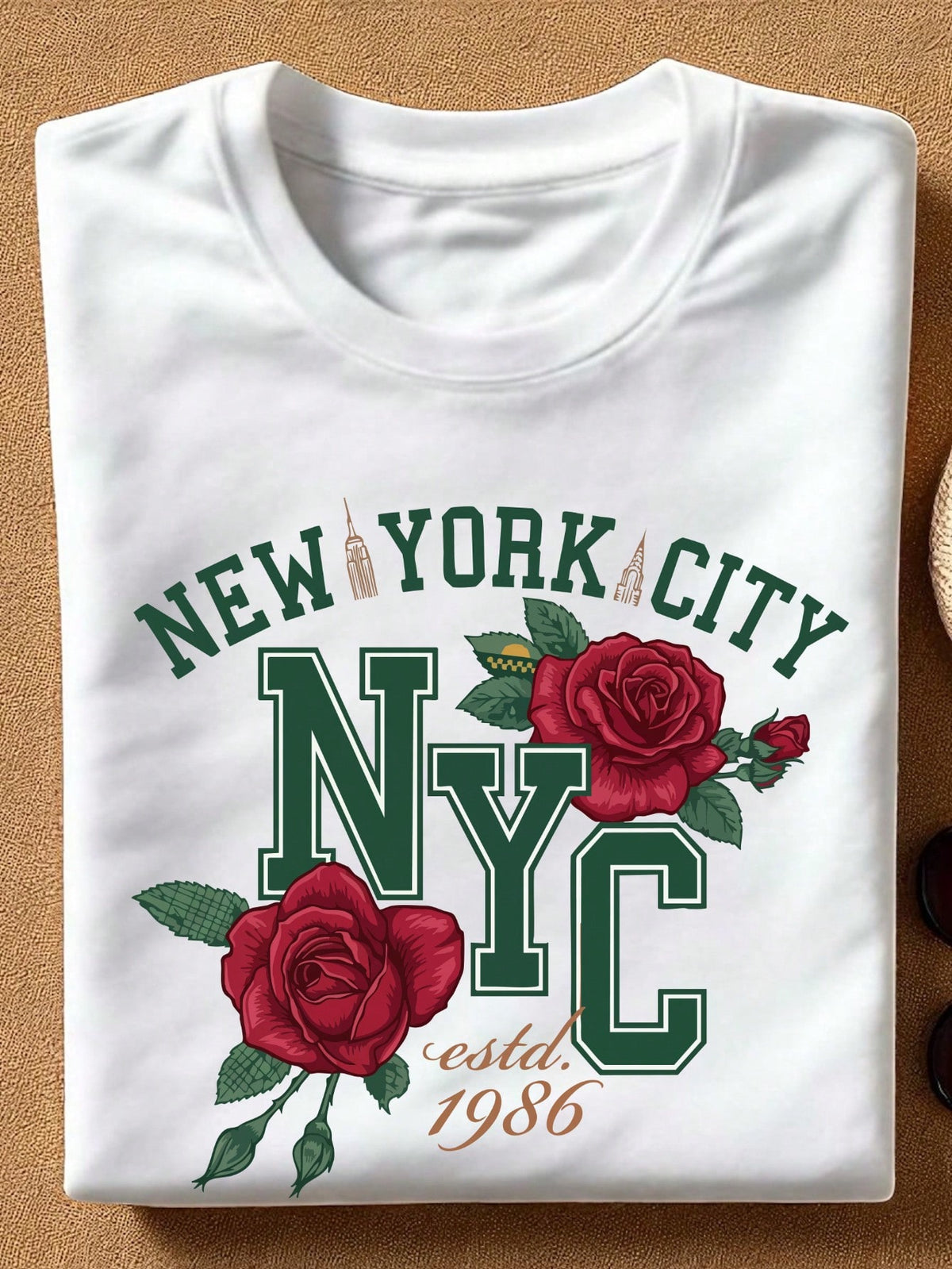 Floral New York City T-Shirt