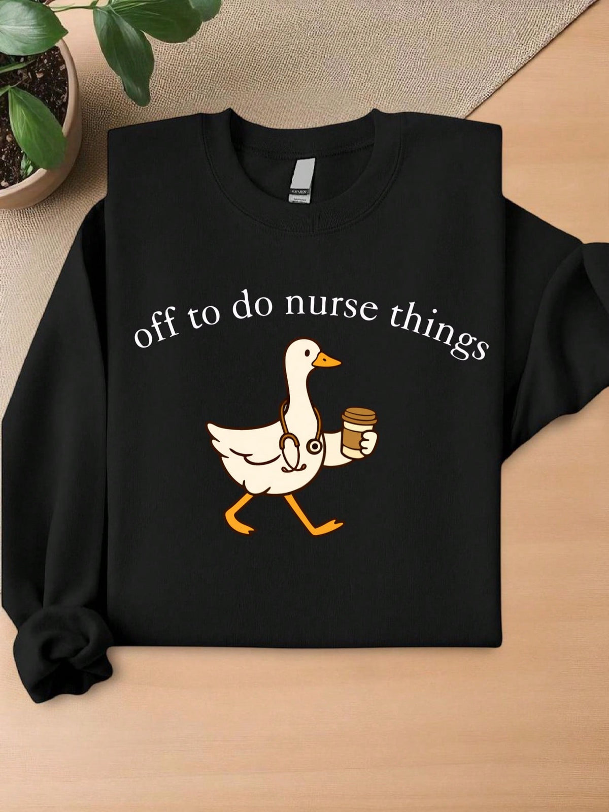Off To Do Nurse Things Sweatshirt