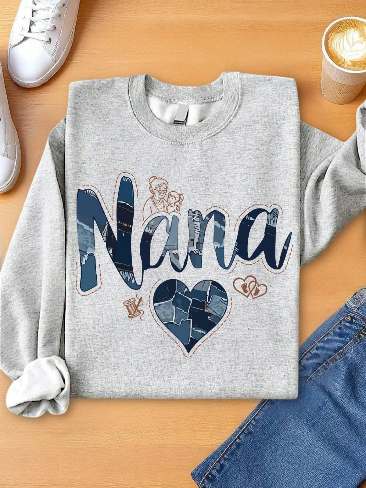 Nana Heart Sweatshirt