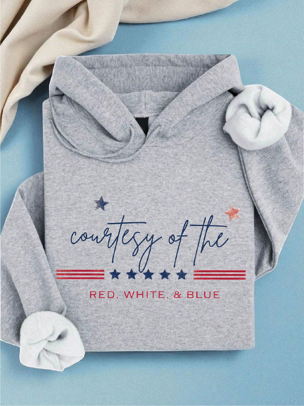 Red, White & Blue Hoodie