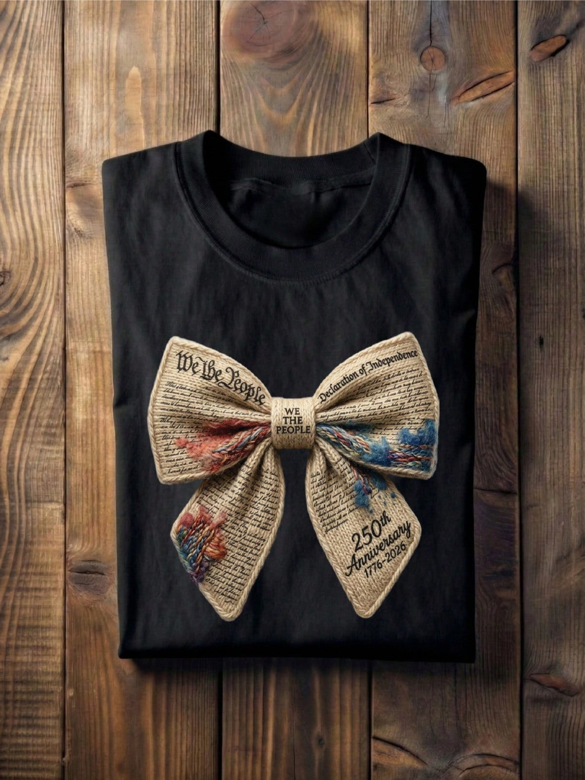 250 Years Anniversary Coquette Faux Yarn T-Shirt