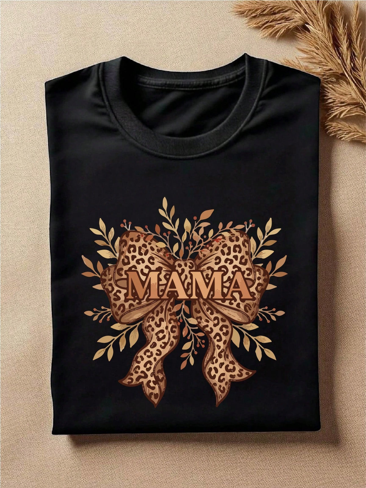 Mama Leopard Coquette T-Shirt